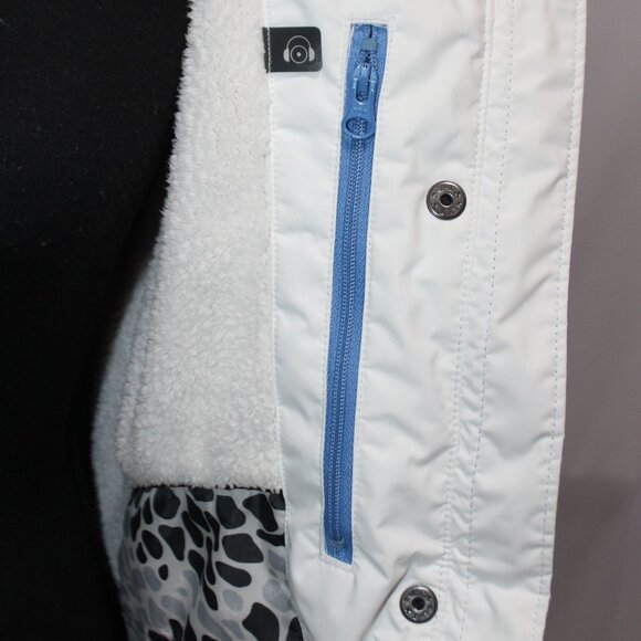 Columbia Women’s Hooded Jacket Medium Waterproof Fleece - Picture 10 of 16